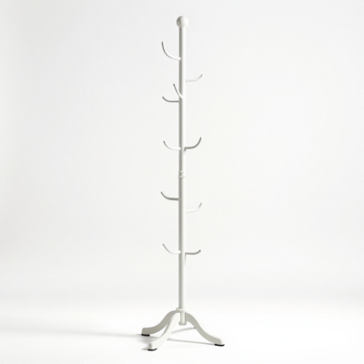Songmics Kapstok Staand Wit 8 Haken
