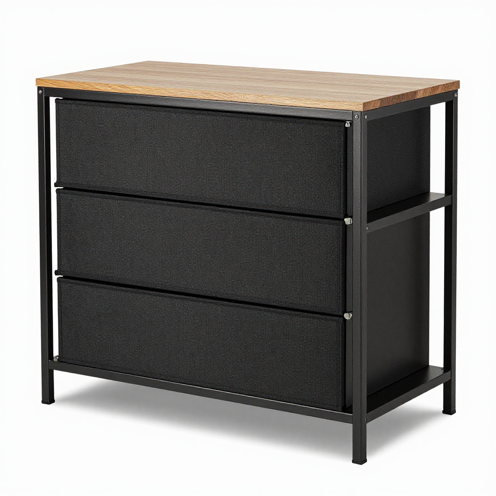 VASAGLE Dressoir 3 Laden Industrieel