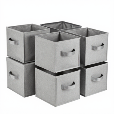 Songmics Opbergbox Set van 6 Grijs